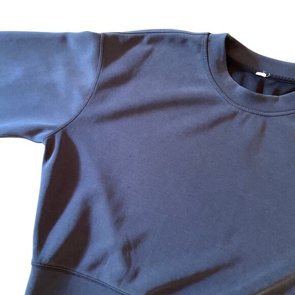 Lululemon Softstreme Crew Pullover Sweatshirt Gray Size 2 750E - Picture 9 of 12